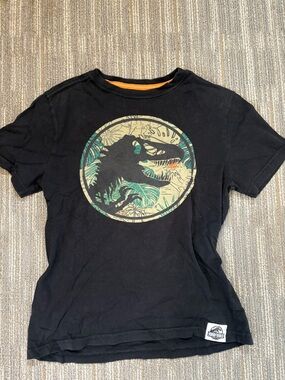 Jurassic World Black Short-Sleeve Baby Tee